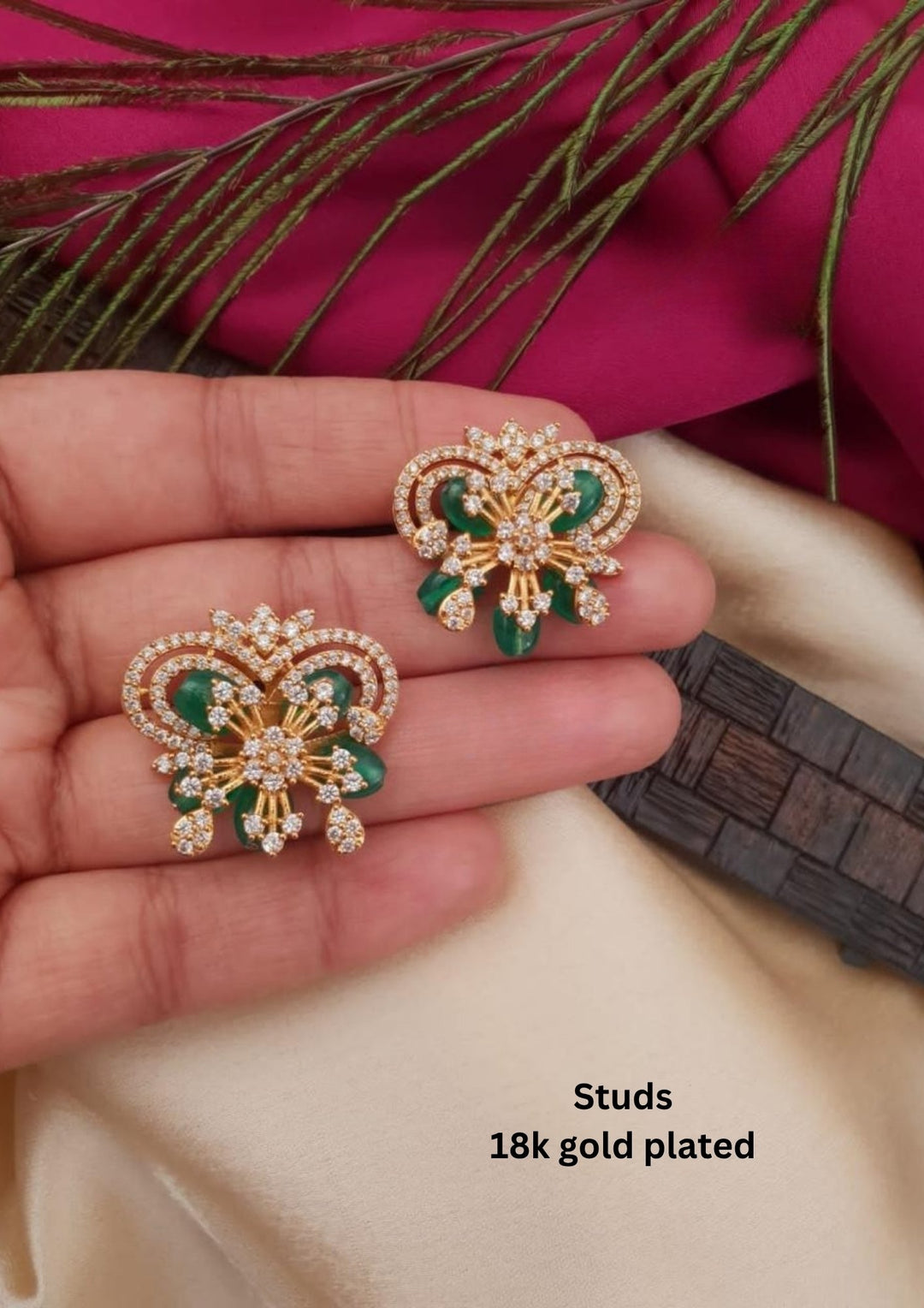 Kundan Studs g101550