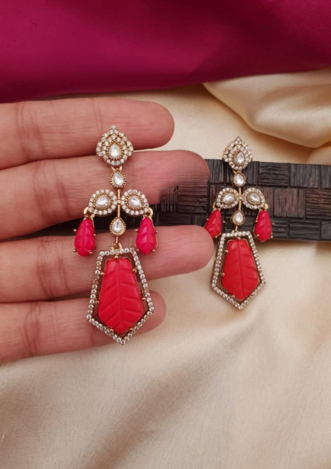 Kundan Stone Earrings g10799