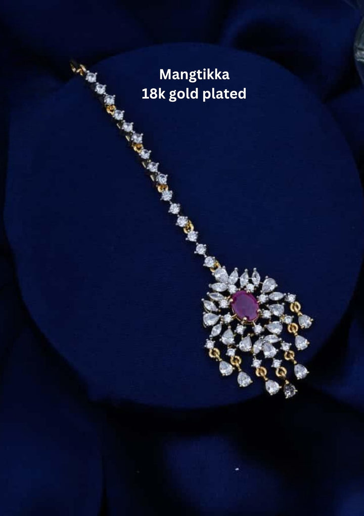 Pure Zirconian Diamond Mangtikka c104020