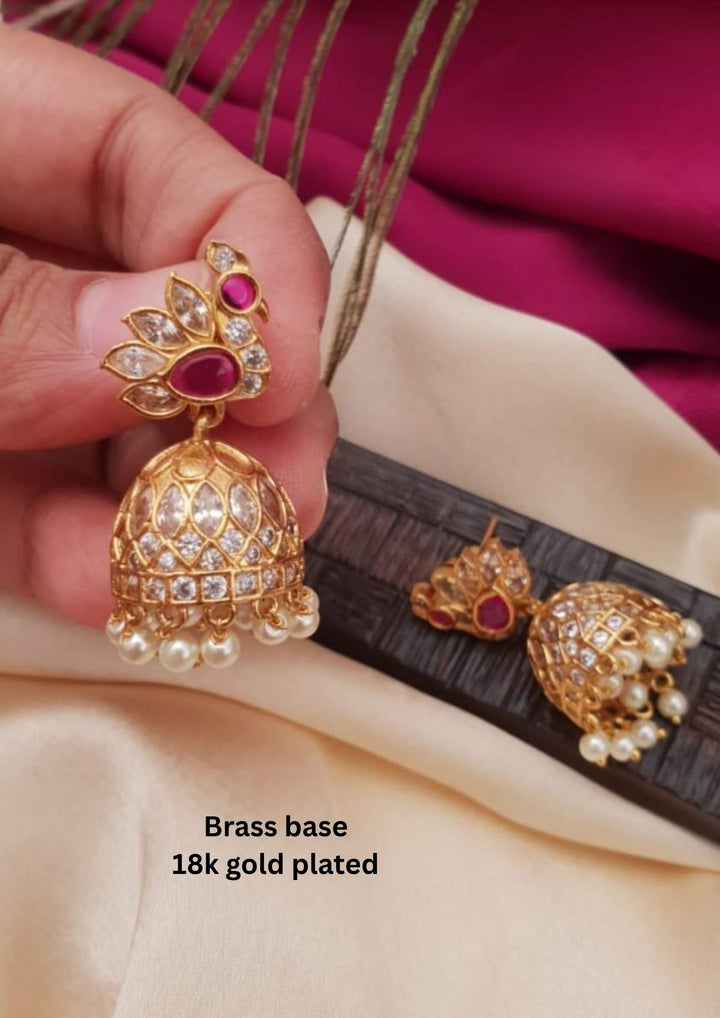 Kundan Jhumkas g10520