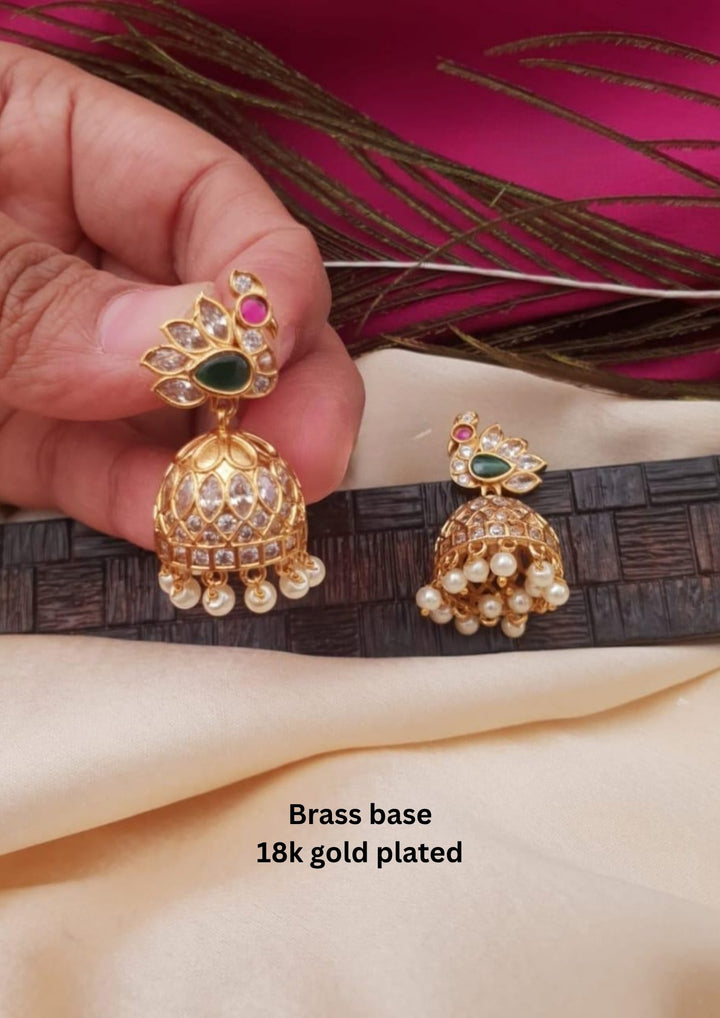 Kundan Jhumkas g10520