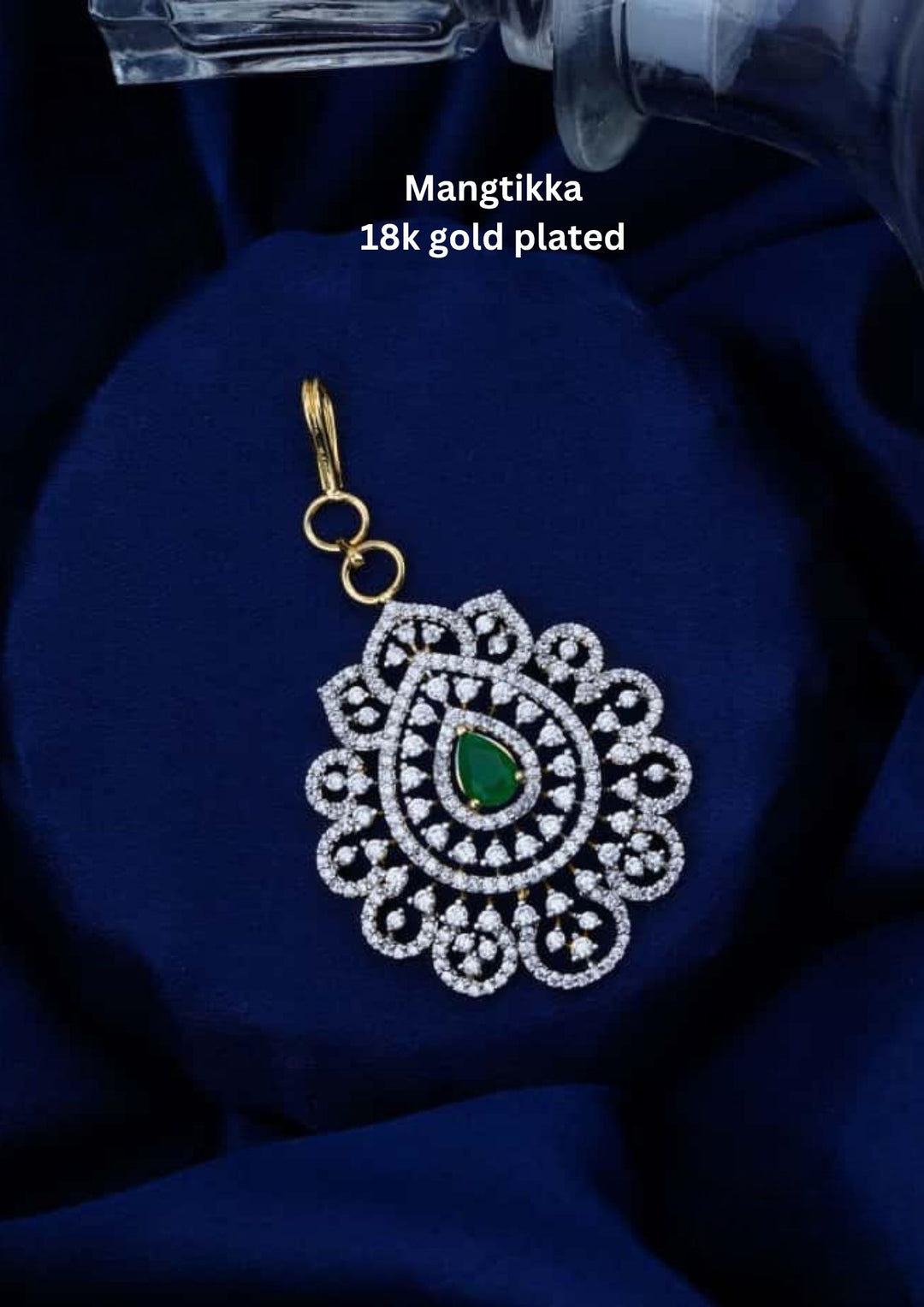 Pure Zirconian Diamond Mangtikka c104020