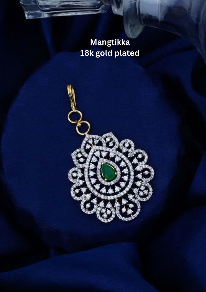Pure Zirconian Diamond Mangtikka c104020