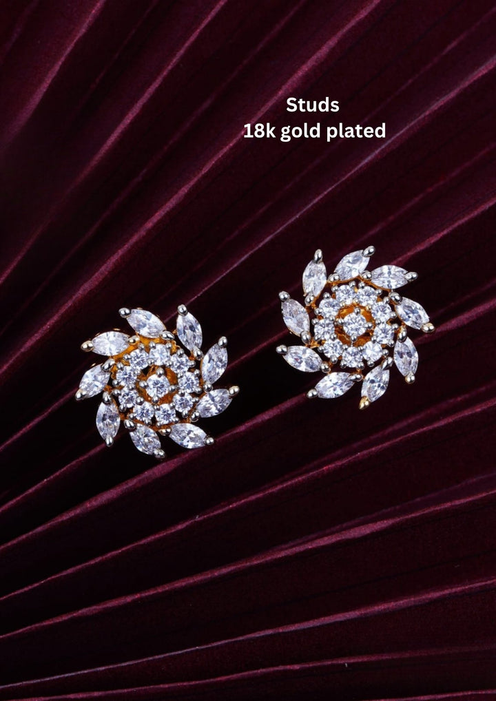Pure Zirconian Diamond Studs c103520