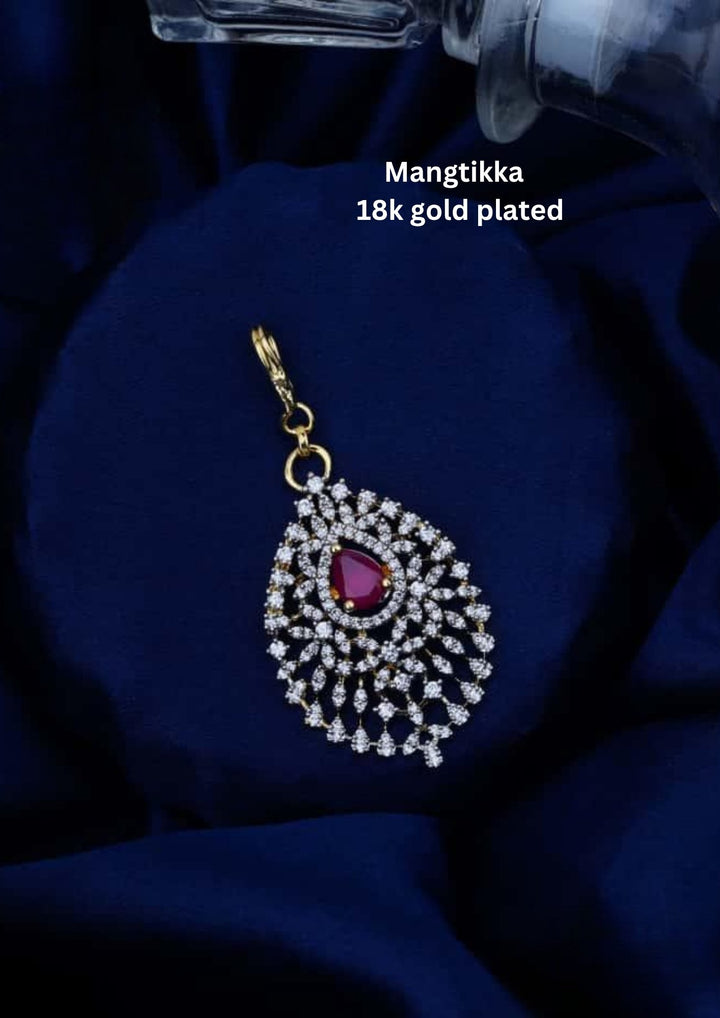 Pure Zirconian Diamond Mangtikka c103020