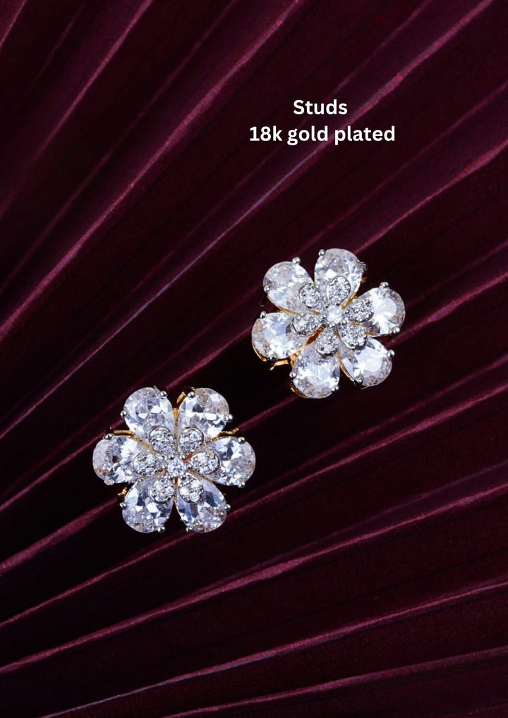 Pure Zirconian Diamond Studs c104020