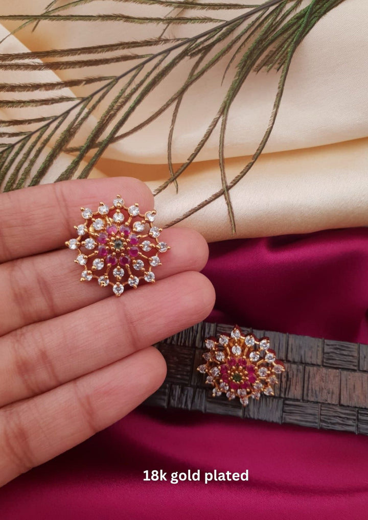 kundan Studs g 10399