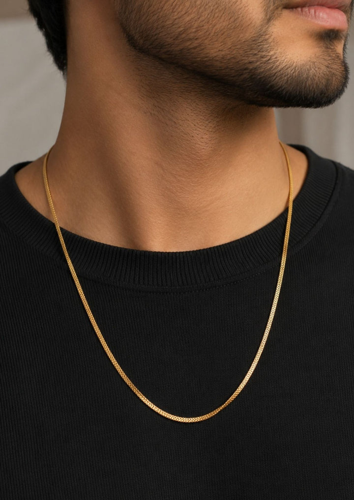 Men wearing  18k gold plated men&