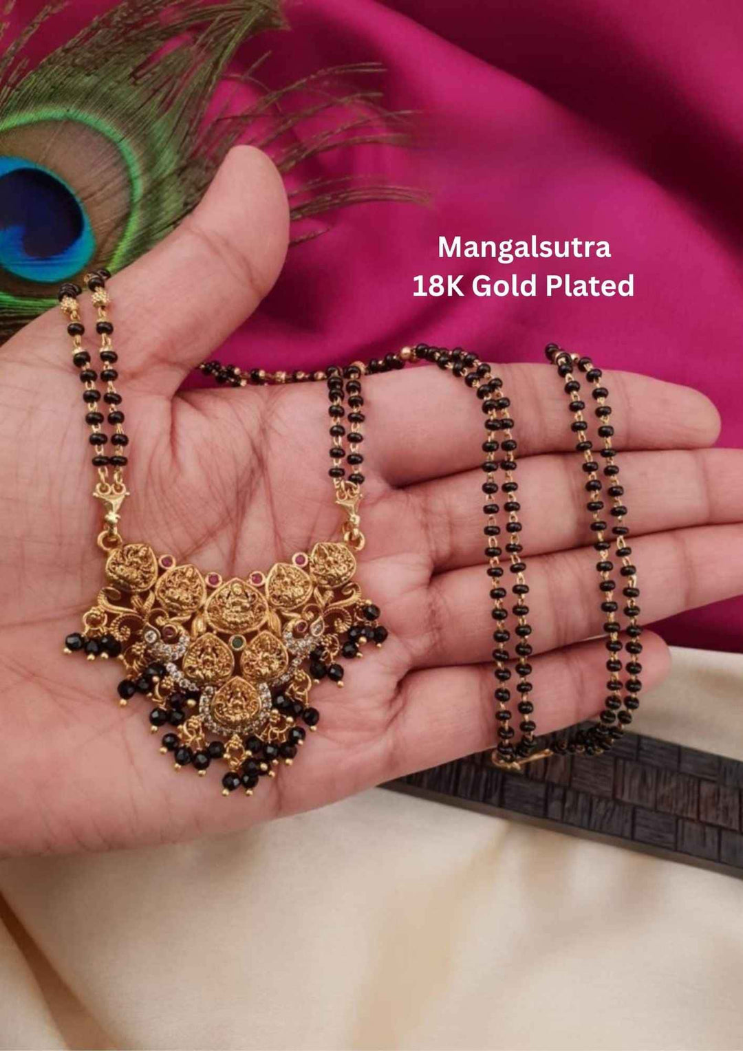 Goldplated south_indian_traditional_mangalsutra 